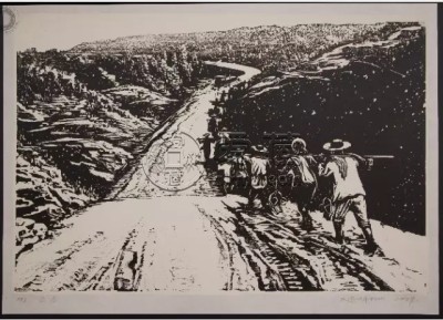 赵延年版画作品欣赏，赵延年版画高清图片